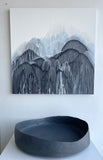 Element Series: Black + Blue 67 (36" x 36")