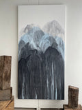 Element Series:  Black Iron + Blue 69 (72" x 36")