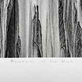 "Mountains of the Mind" 18" x 18" signed, numbered print
